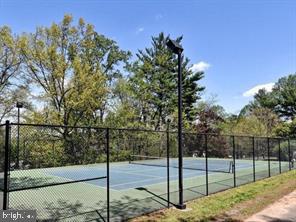 view of tennis court