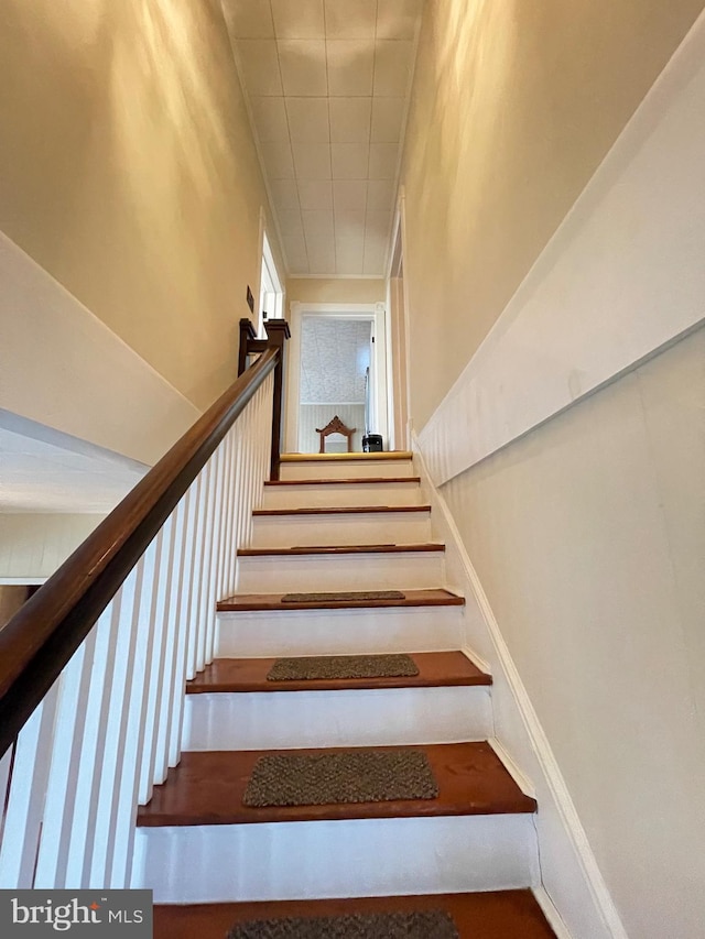 211 W 6th St, Laurel, DE 19956 - stairs featuring a high ceiling