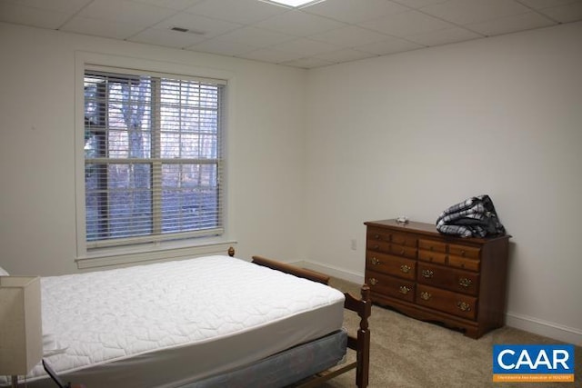 bedroom featuring carpet flooring