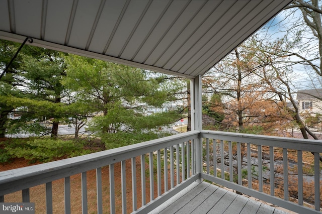 view of deck