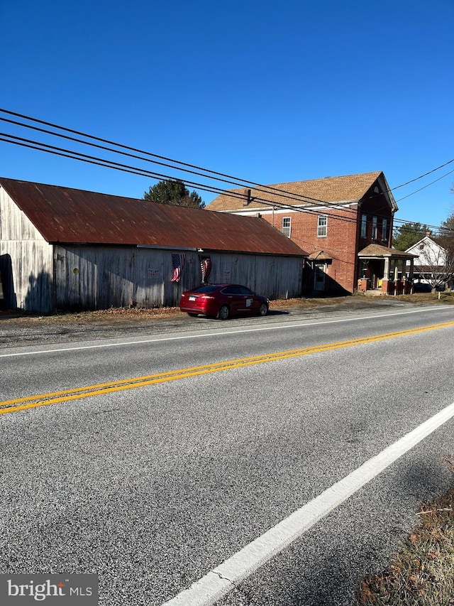 view of road