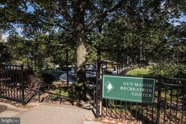 exterior space featuring fence