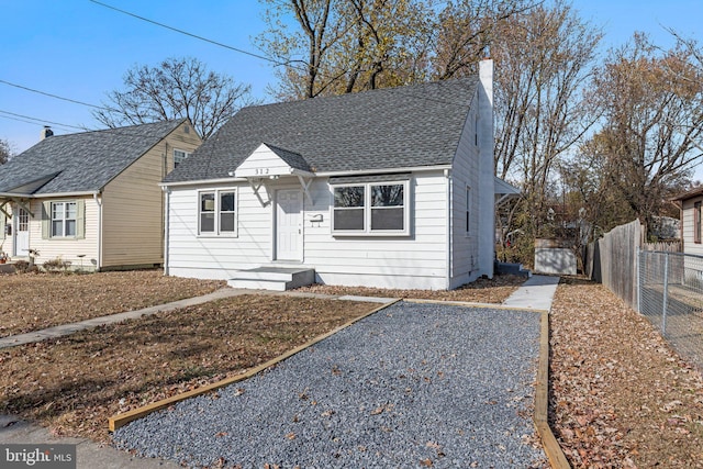 view of front of home