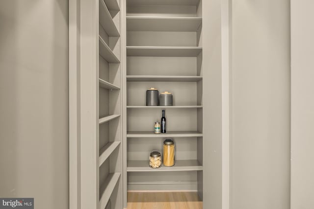 view of pantry