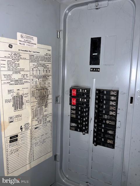 utility room featuring electric panel