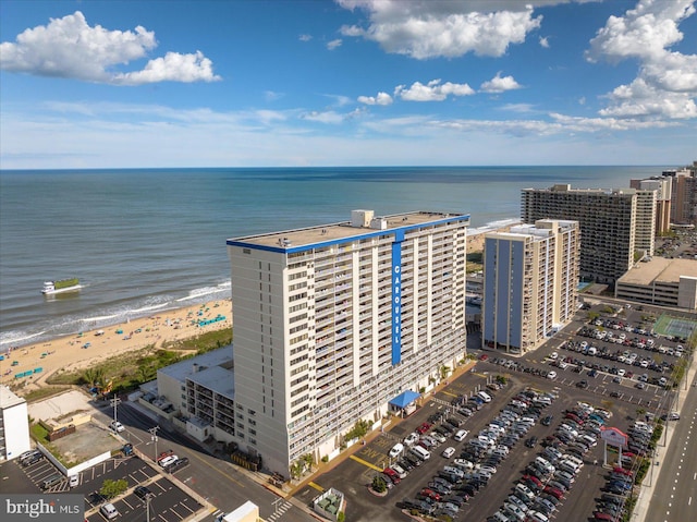 11700 Coastal Hwy Unit 1805, Ocean City, MD 21842 - aerial view of waterfront with a beach