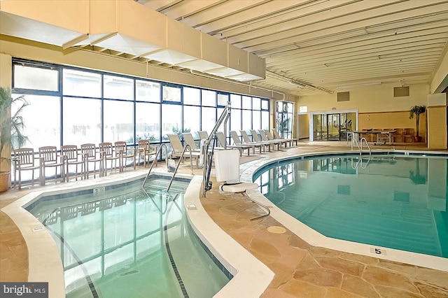 11700 Coastal Hwy Unit 1805, Ocean City, MD 21842 - indoor community pool featuring a patio area