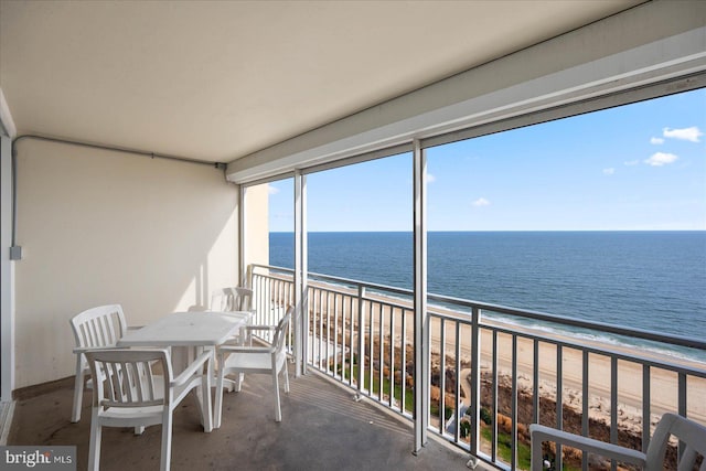 11700 Coastal Hwy Unit 1805, Ocean City, MD 21842 - sunroom with view of water and beach