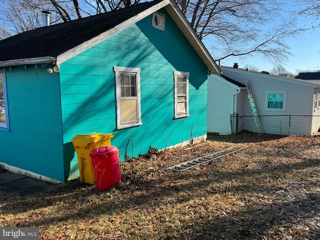 view of side of home