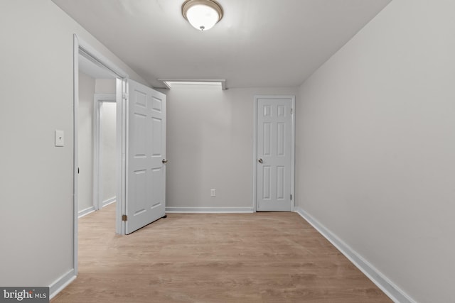 interior space featuring light hardwood / wood-style flooring