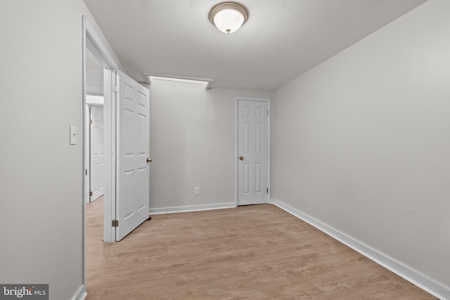 interior space featuring light hardwood / wood-style floors