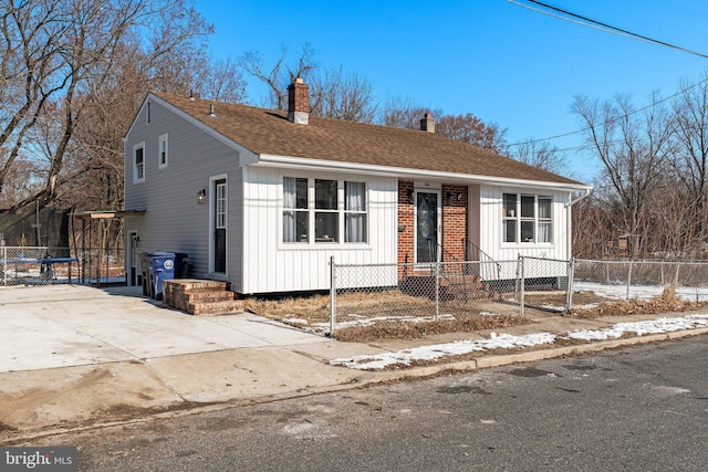 view of front of home