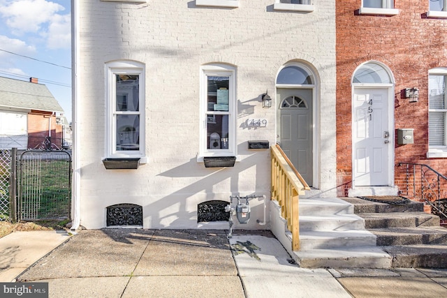 view of entrance to property