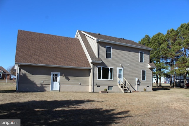 view of rear view of property