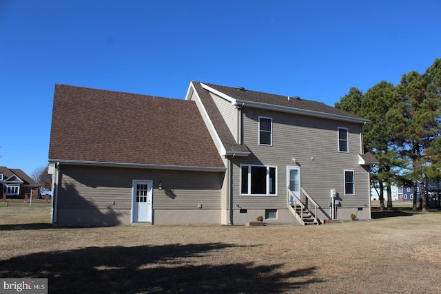 view of back of property