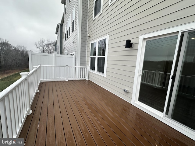 view of deck