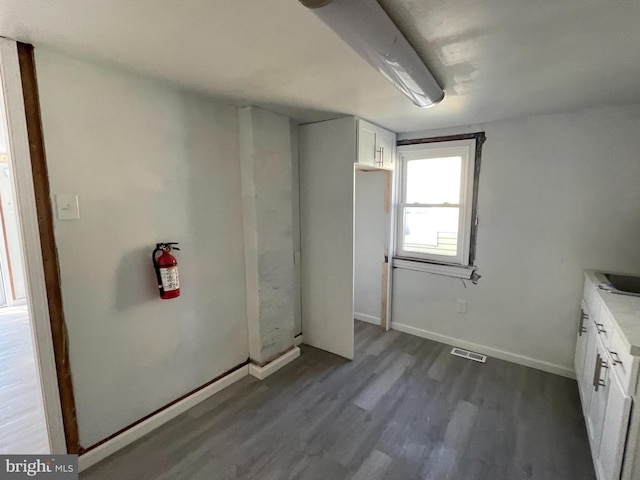 interior space featuring hardwood / wood-style floors