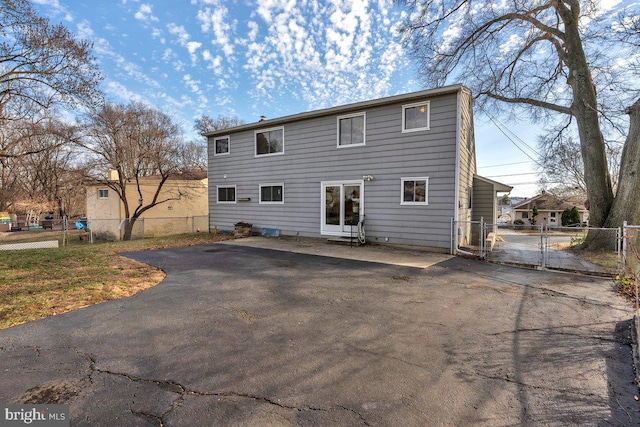 view of rear view of property