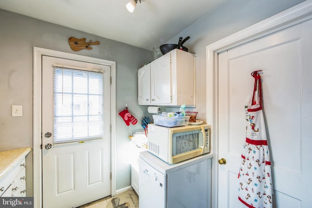 view of clothes washing area