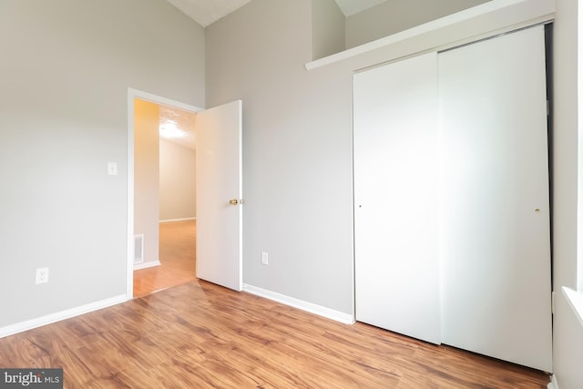 408 Berkshire Ct, Joppa, MD 21085 - unfurnished bedroom with a closet and light wood finished floors