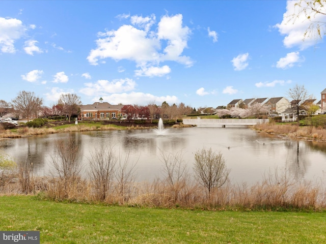 property view of water