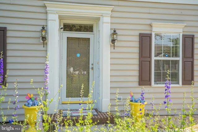 view of entrance to property