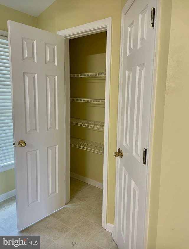 view of closet