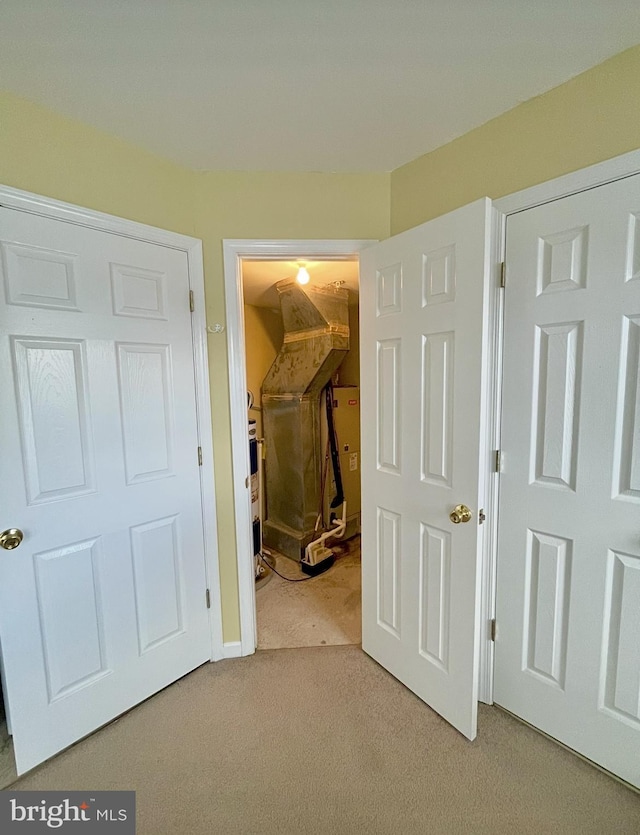 unfurnished bedroom with carpet flooring