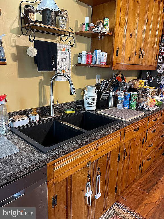 kitchen featuring dishwasher and sink