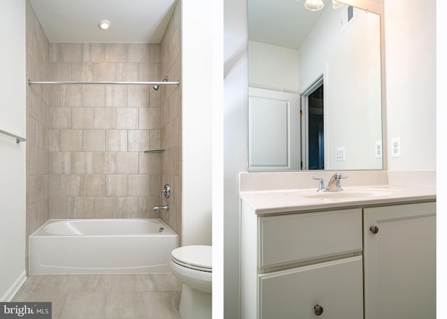 23671 Hardesty Ter, Ashburn, VA 20148 - bathroom featuring vanity and washtub / shower combination