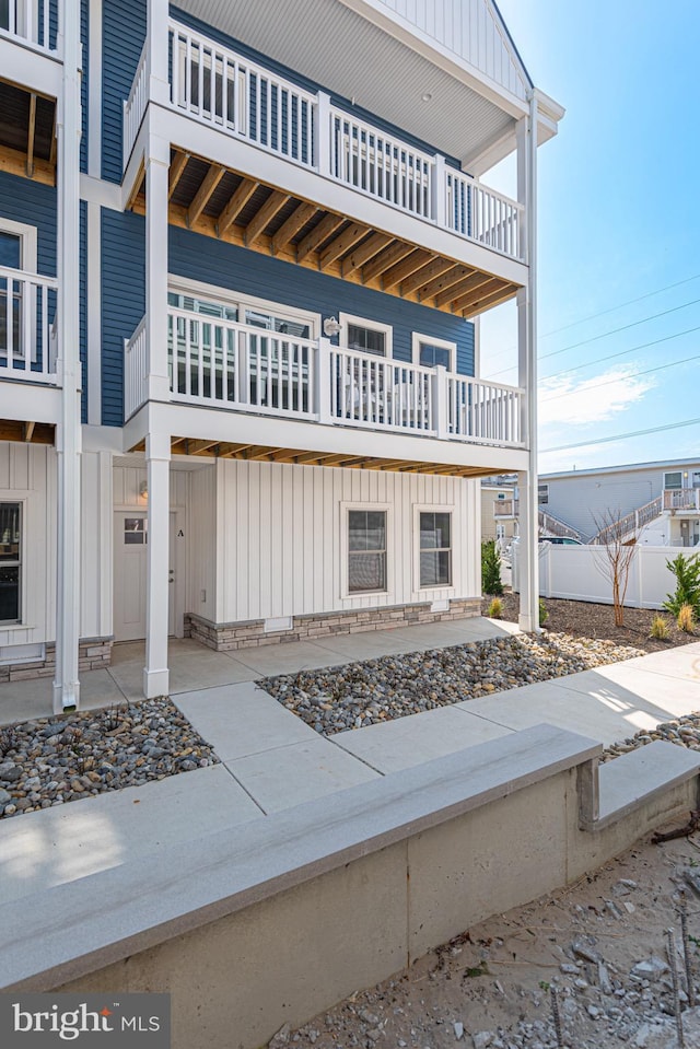 exterior space with a patio