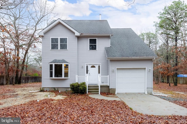 view of front of property