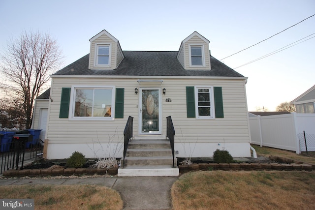 view of cape cod-style house