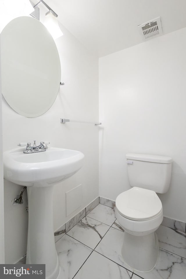 bathroom with toilet