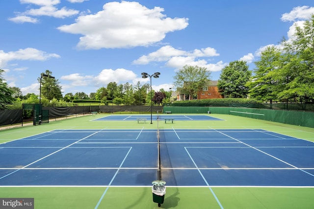 view of sport court with basketball court