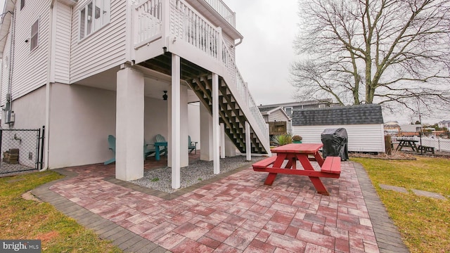 view of patio / terrace with grilling area