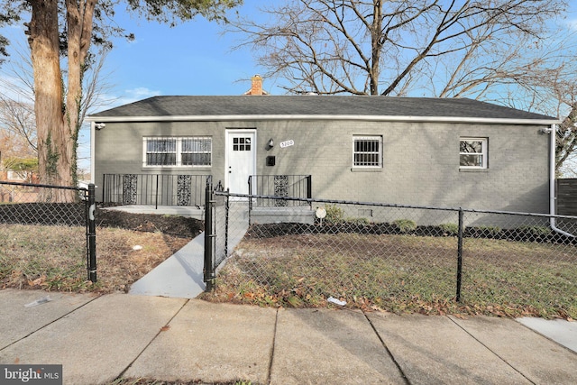 view of front of home