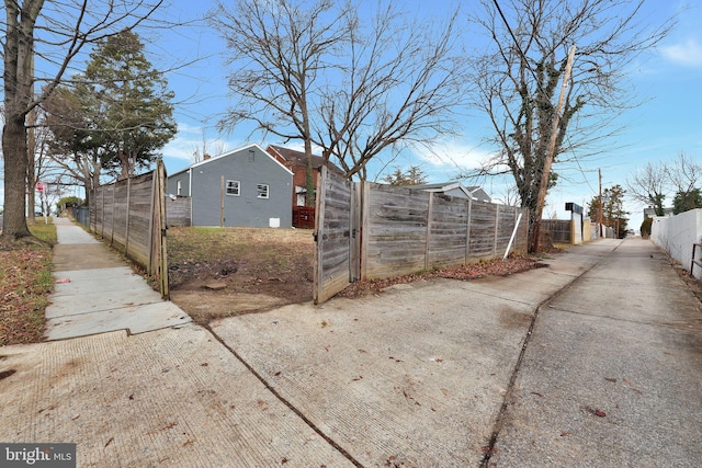 view of home's exterior