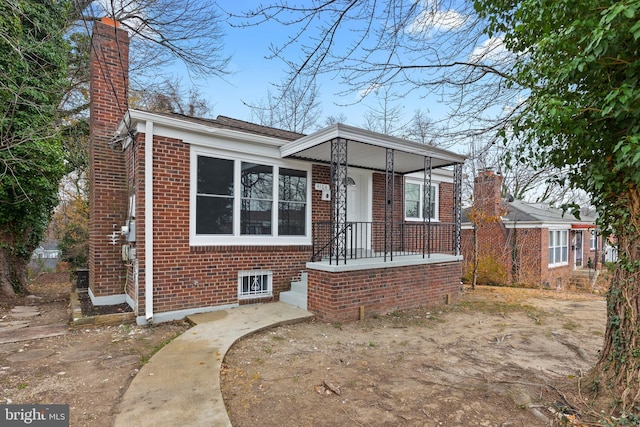 view of front of home