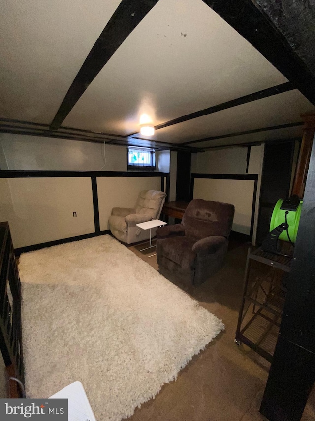 5412 Daywalt Ave, Baltimore, MD 21206 - view of carpeted cinema room