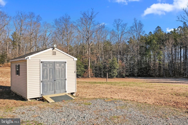 view of outbuilding