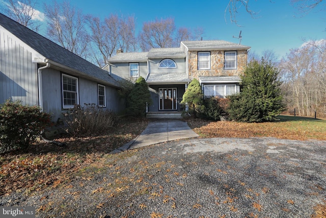 view of front of home