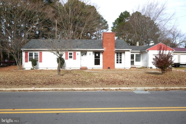 view of ranch-style home