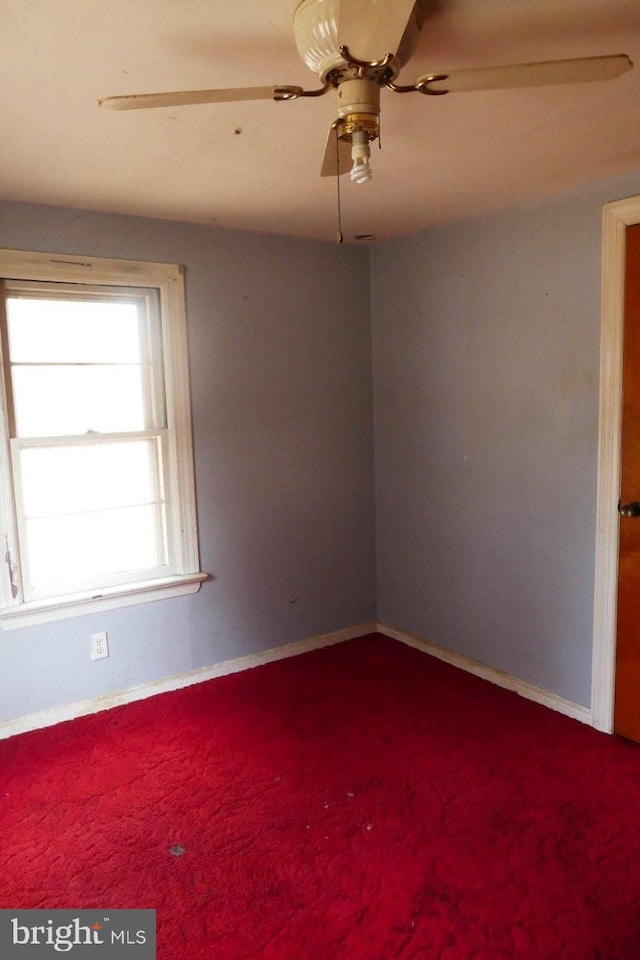 unfurnished room featuring carpet flooring