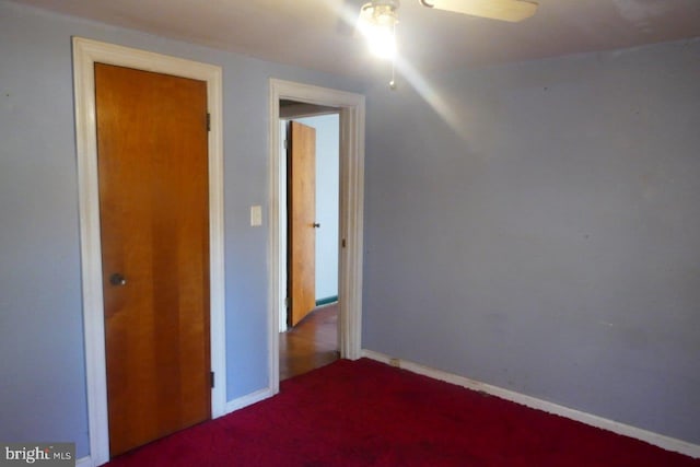 spare room featuring carpet flooring