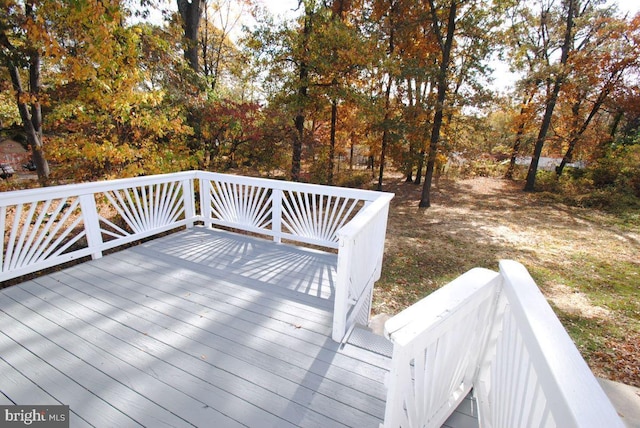 view of deck