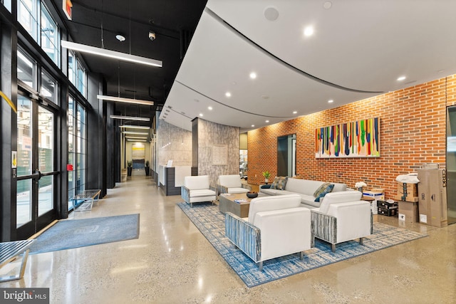 view of community lobby