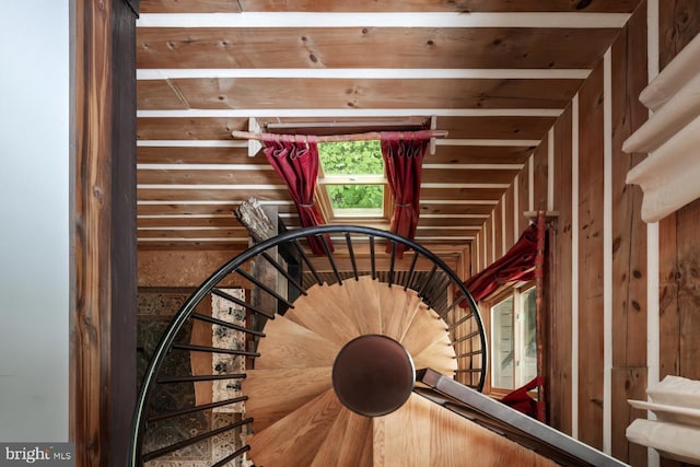 view of staircase
