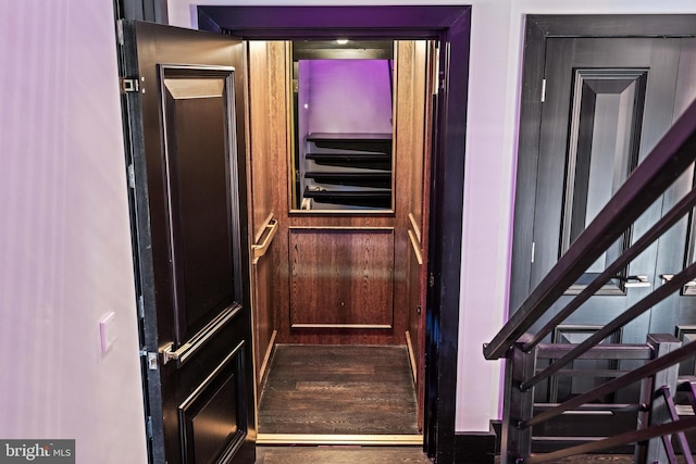2169 Aquetong Rd, New Hope, PA 18938 - elevator featuring wood finished floors