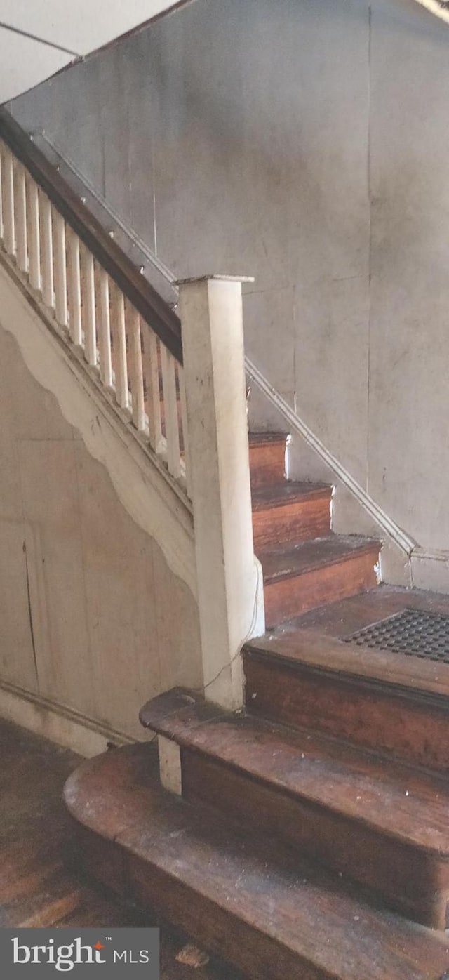 view of staircase